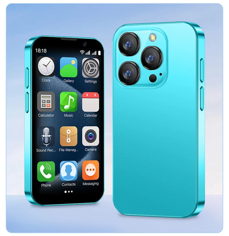 SOYES XS18 Pro Mini Smartphone 2GB RAM 16GB ROM Android8.1 3.0'' With Facial Recognition Dual SIM Standby 3G Network Small Phone