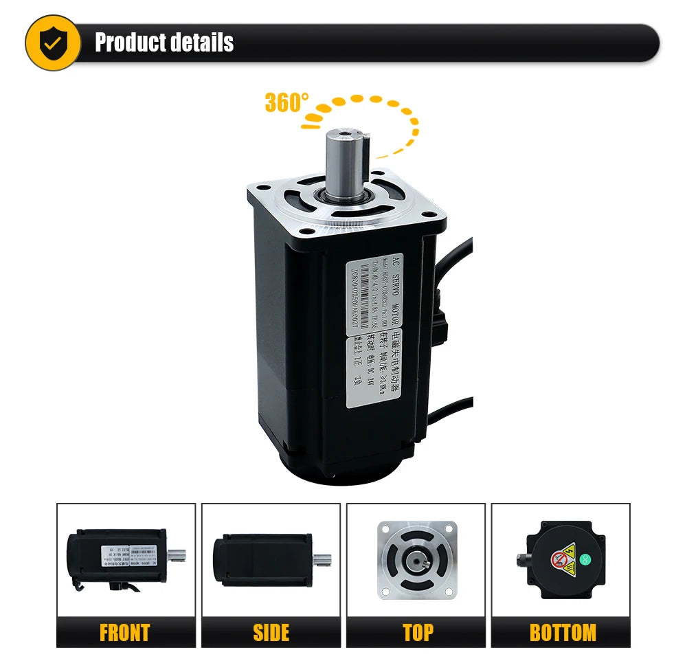 Brazil Shipped 400w 600w 750w 1000w Servo Motor 2500RPM 220V 110V + Servo Driver 3M Cables For CNC Support Pulse -10-10v Analog