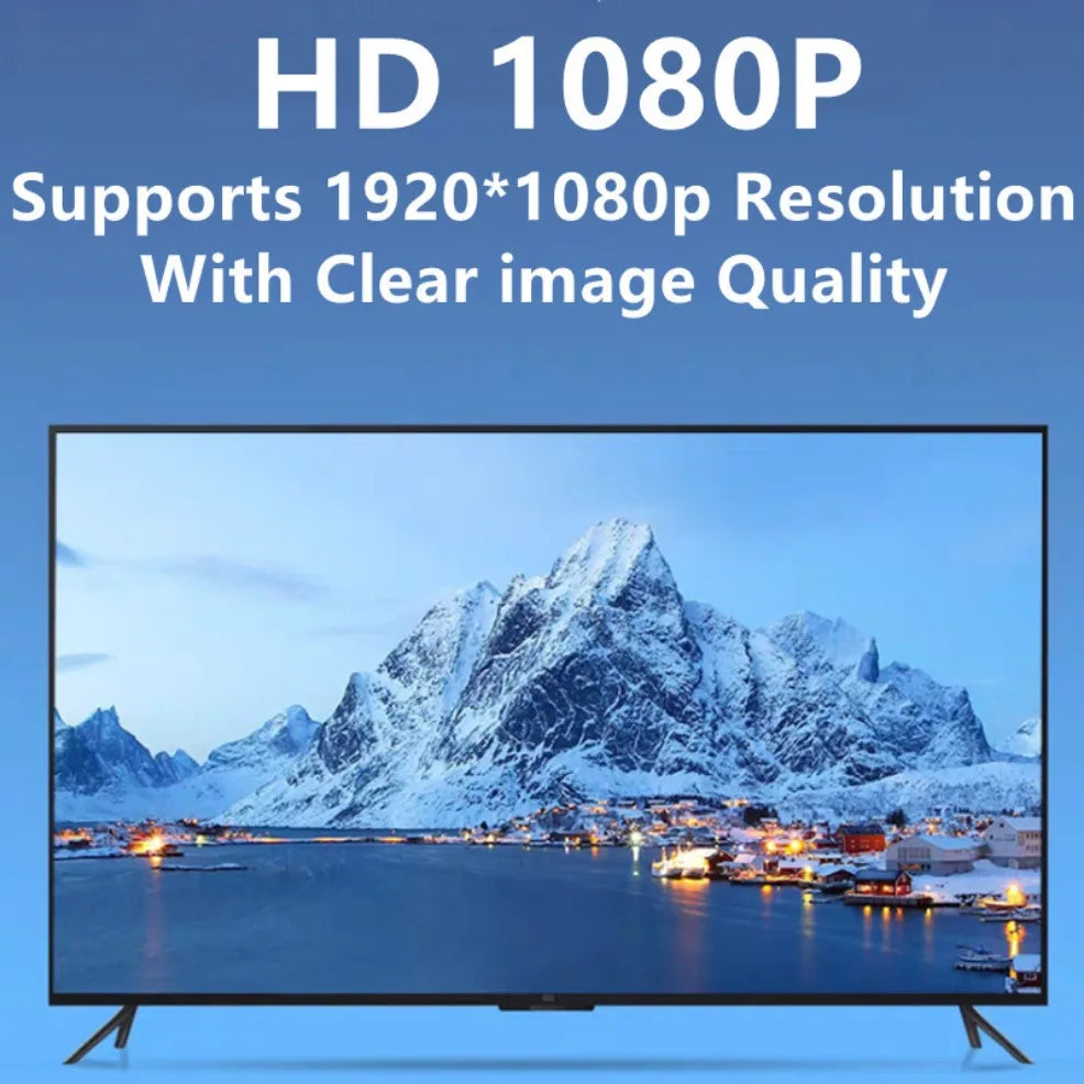 VGA to HDMI Converter Adapter 1080P VGA Male to HDMI Female Adapter Cable With 3.5mm Audio Output  for PC Laptop HDTV Projector