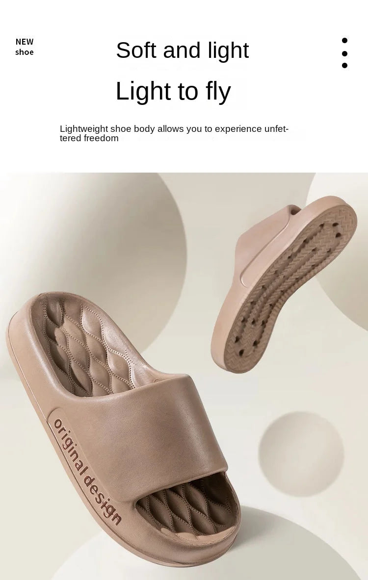 2024 New Men's Summer Slippers EVA Soft Soled Slippers Light Beach Shoes Indoor Outdoor Light Couple Slippers Designer Shoes Men