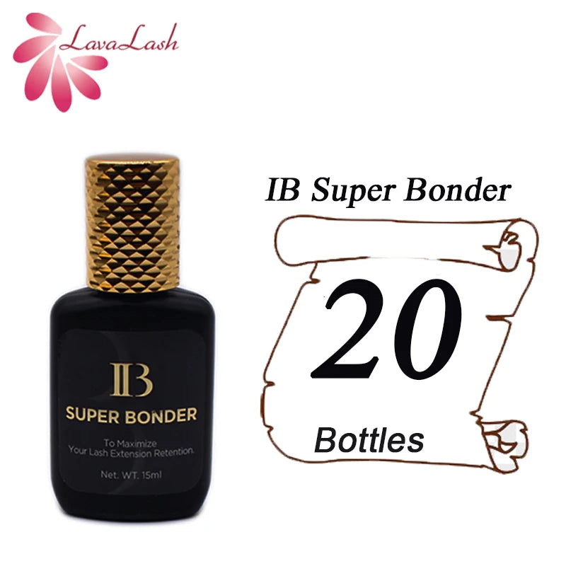 15ml IB SUPER BONDER Fixing Agent For Eyelash Extensions Primer Cure Adhesive Bonding Lashes Grafting Transparent Curing Liquid