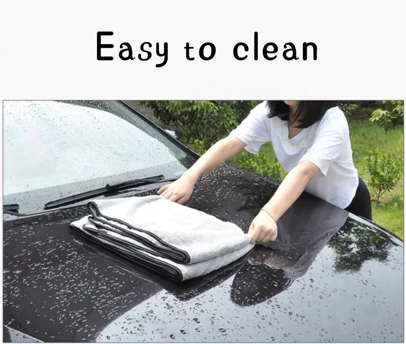 100x40 60x40cm Microfiber Car Wash Towel Fast Drying Auto Cleaning Soft Cloth High Water Absorption For Car Wash Accessories