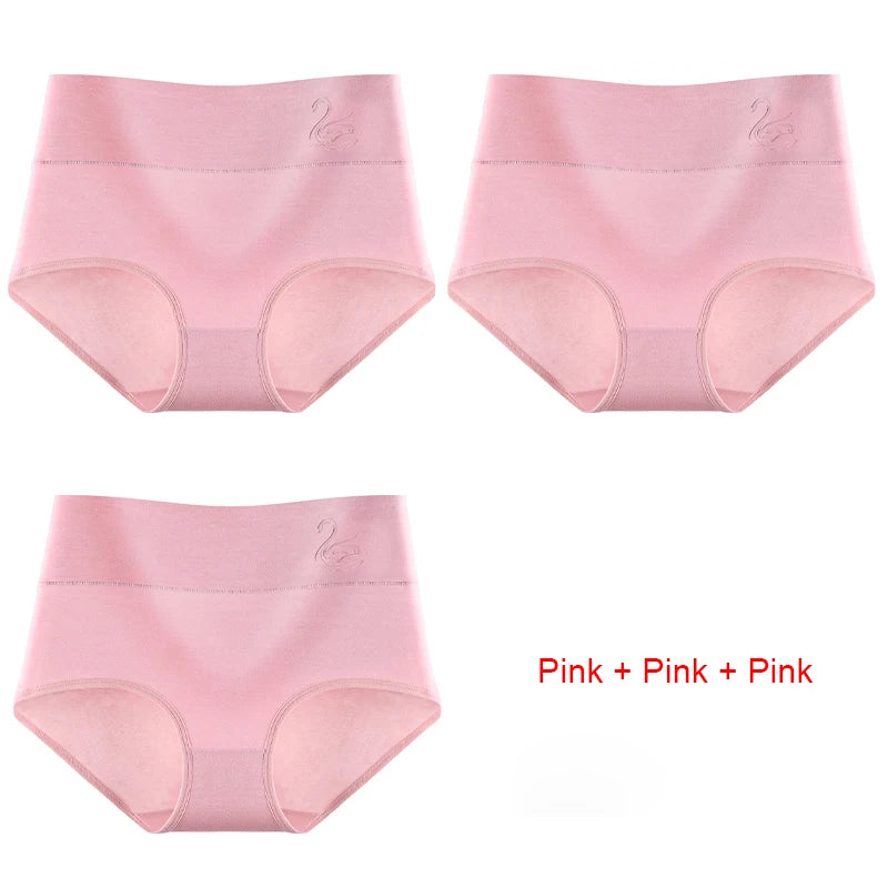 Cotton Panties Women's High Waist Underwear Abdominal Plus Size Briefs Girls Female Seamless Underpants Sexy Lingeries Soft Lady