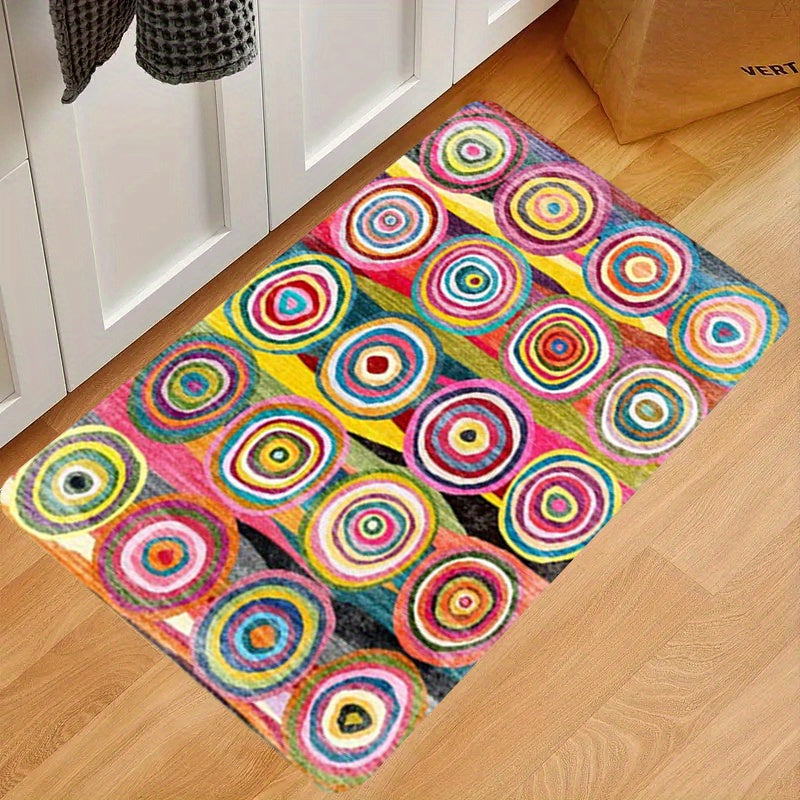 Bohemian Circle Design Carpet for Living Room Decor Sofa Table Large Area Rugs Kitchen Hallway Balcony Floor Mat Bedroom Doormat