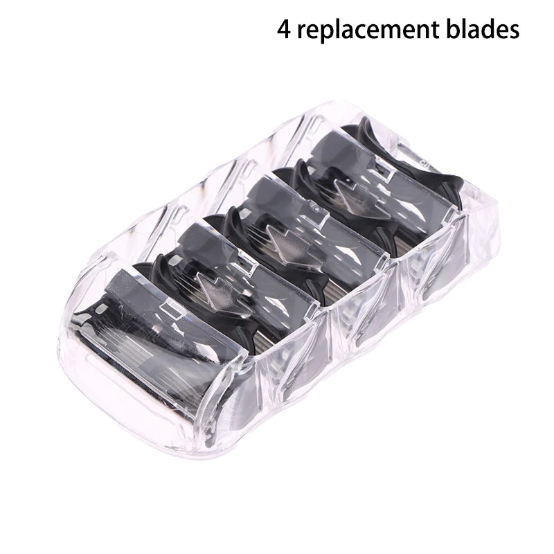 5-Layer Razor Blades Replacement Blades Manual Wet Shaving Safety Razor Skin Protection Classic Razor Knife Holder