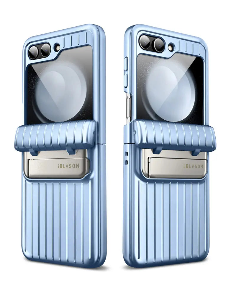 I-BLASON For Samsung Galaxy Z Flip 5 Case 5G (2023) Journey Full-Body Rugged Case with Built-in Screen Protector & Kickstand