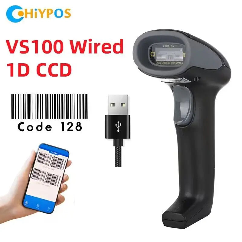 CHIYI 1D/2D Supermarket Handhel Barcode Bar Code Scanner Reader QR PDF417 Bluetooth 2.4G Wireless &Wired USB Platform