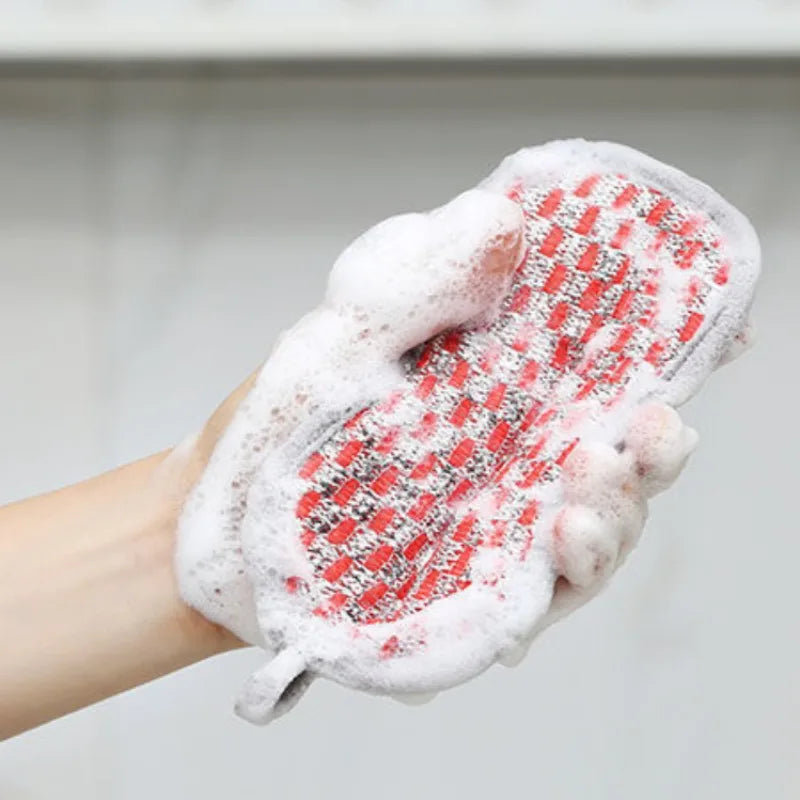 10/5/3/1PC Scrub Sponges Dishes Double-sided Magic Wipe Microfiber Non Stick Pot Cleaning Sponges Kitchen Tools Wash Pot Gadgets