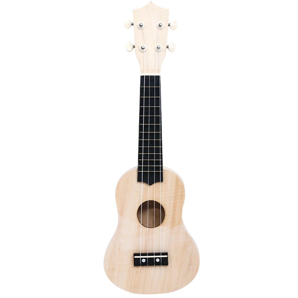 Wooden Ukulele Stringed Instrument for Beginner Musician Supplies 53.00X17.00X4.00cm Soprano Ukulele Beginner Kit Gig Bag