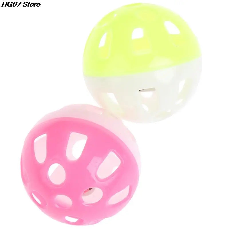 1pc 3.8cm Pet Parrot Toy Bird Hollow Bell Ball For birds Chew Fun Cage Toys hot