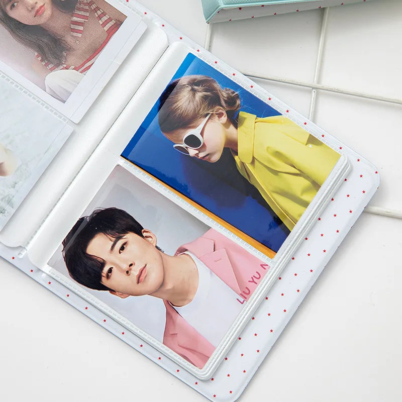3 inch 64 Pockets For Polaroid Photo Album Mini Instant Picture Case Storage For Fujifilm Instax Mini Film 8 Korea Instax Album