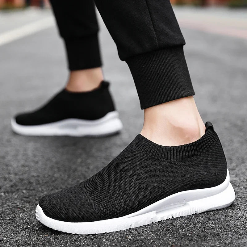 Damyuan Men Light Running Shoes Jogging Shoes Breathable Man Sneakers Slip on Loafer Shoe Men's Casual Shoes Size 46 2020