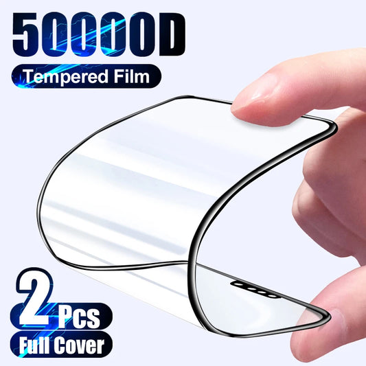 2Pcs Soft Ceramic Tempered Film For iPhone 13 11 12 14 Pro Max Mini Screen Protector XS XR X 8 7 6 6S Plus SE Phone Accessories