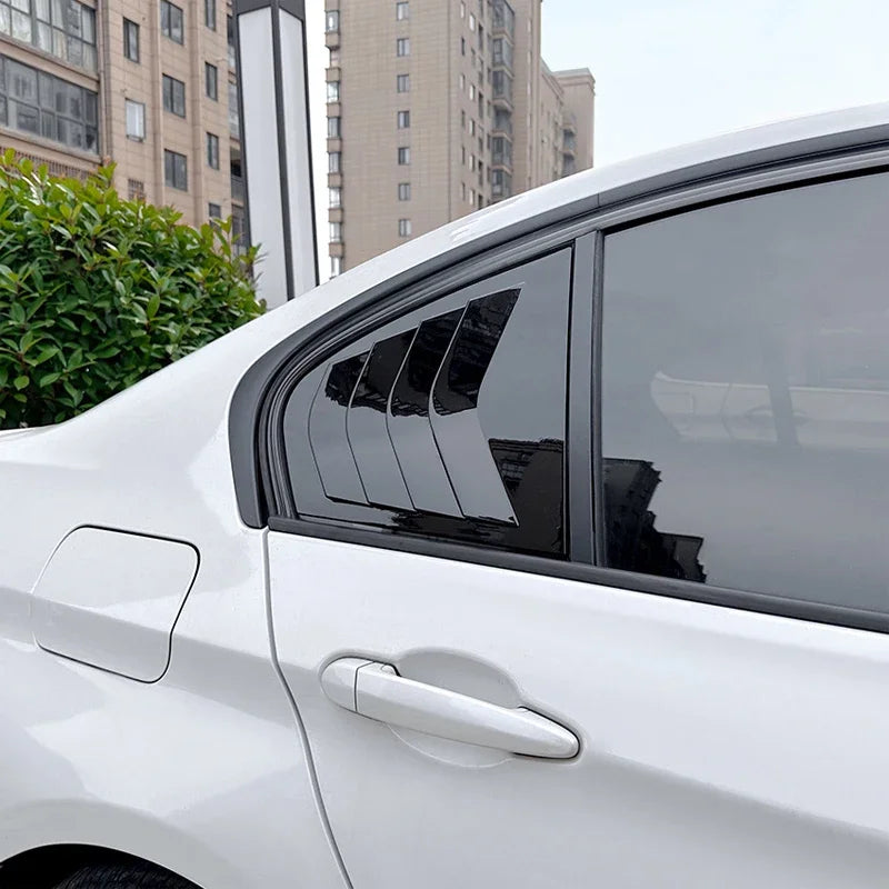 For BMW 3 Series F30  318i 320i 325i Car Rear Window Shutter Cover Trim Window Louver Side Vent Trim 13-19 Accessories