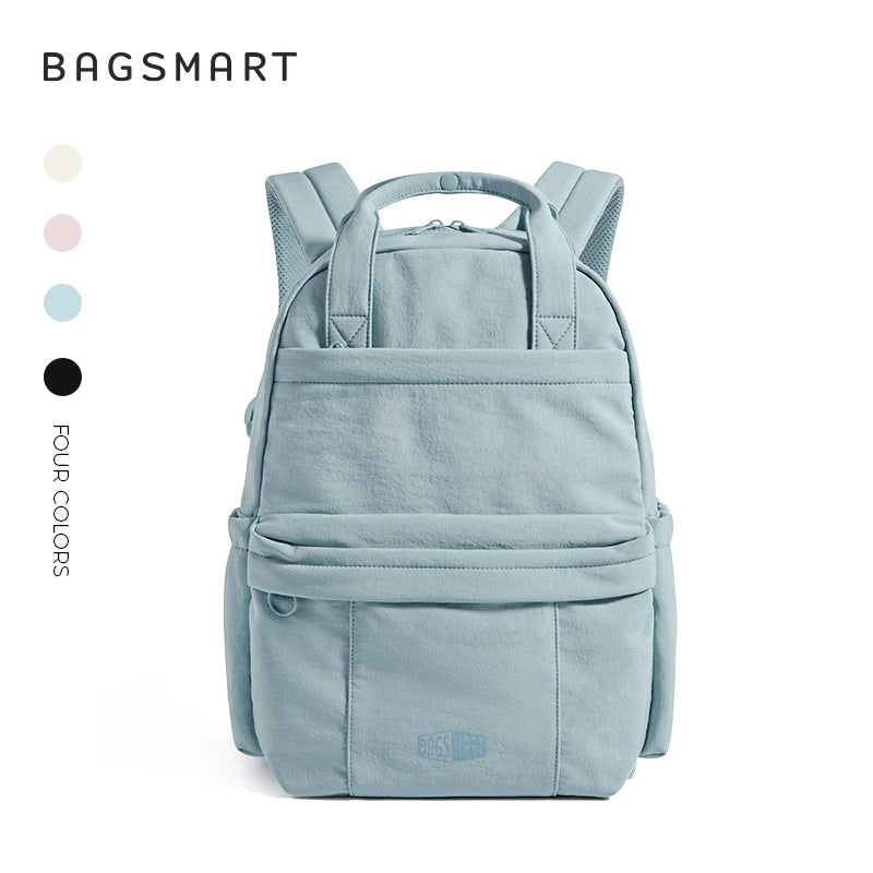 BAGSMART 14.3 in Laptop Backpack Large Capacity Business Briefcase Multi-Function Large Capacity Business Girls School Bag