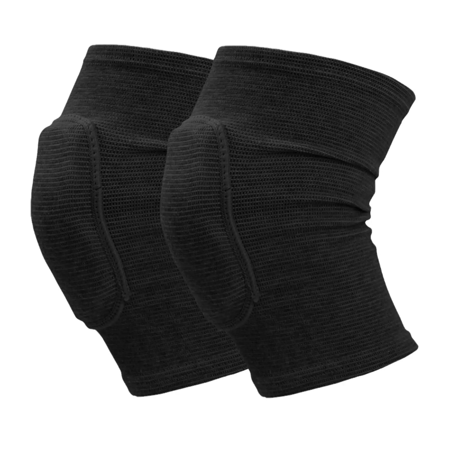 2pcs/set Sports Compression Knee Pads Elastic Knee Protector Thickened Sponge Knees Brace Support For Dancing Workout Training