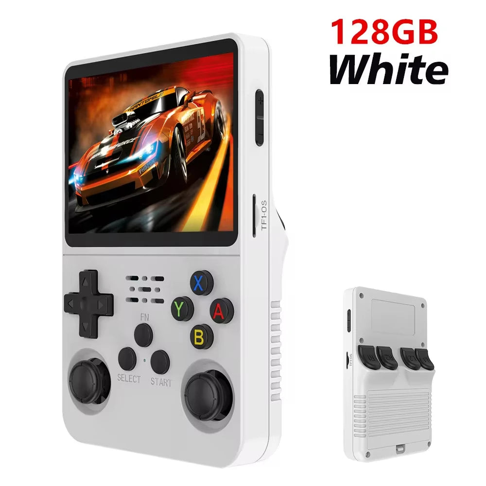 2025 Open Source R36S Retro Handheld Video Game Console Linux System 3.5 Inch IPS Screen Portable Pocket Video Player R35S 64GB