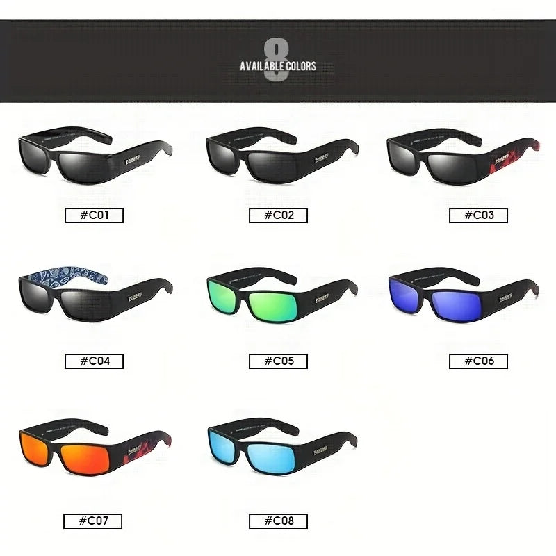 DUBERY Polarized UV400 Protection Sunglasses For Men And Women 8 Colors Model 165