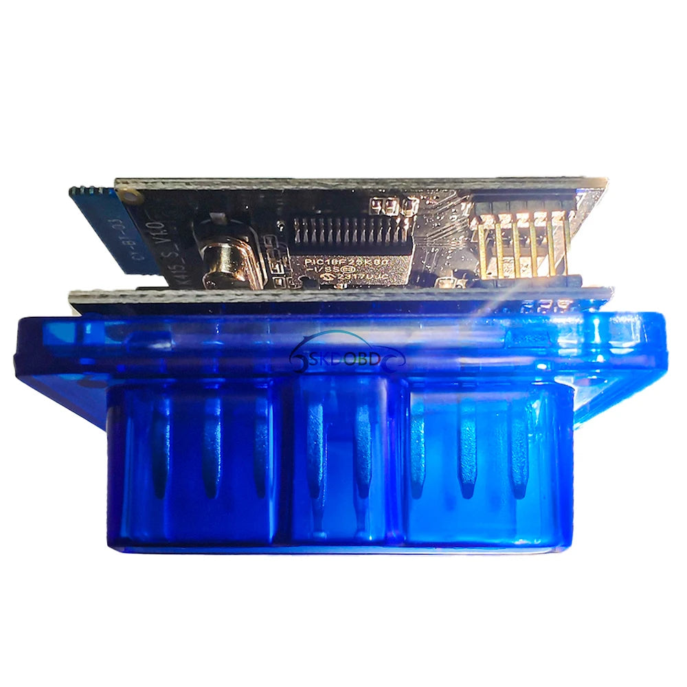 Latest Version Mini ELM327 V1.5 for IOS Android Bluetooth 5.1 Auto  Scanner OBD2 Black 2PCB Car ELM 327 Tester Diagnostic Tool