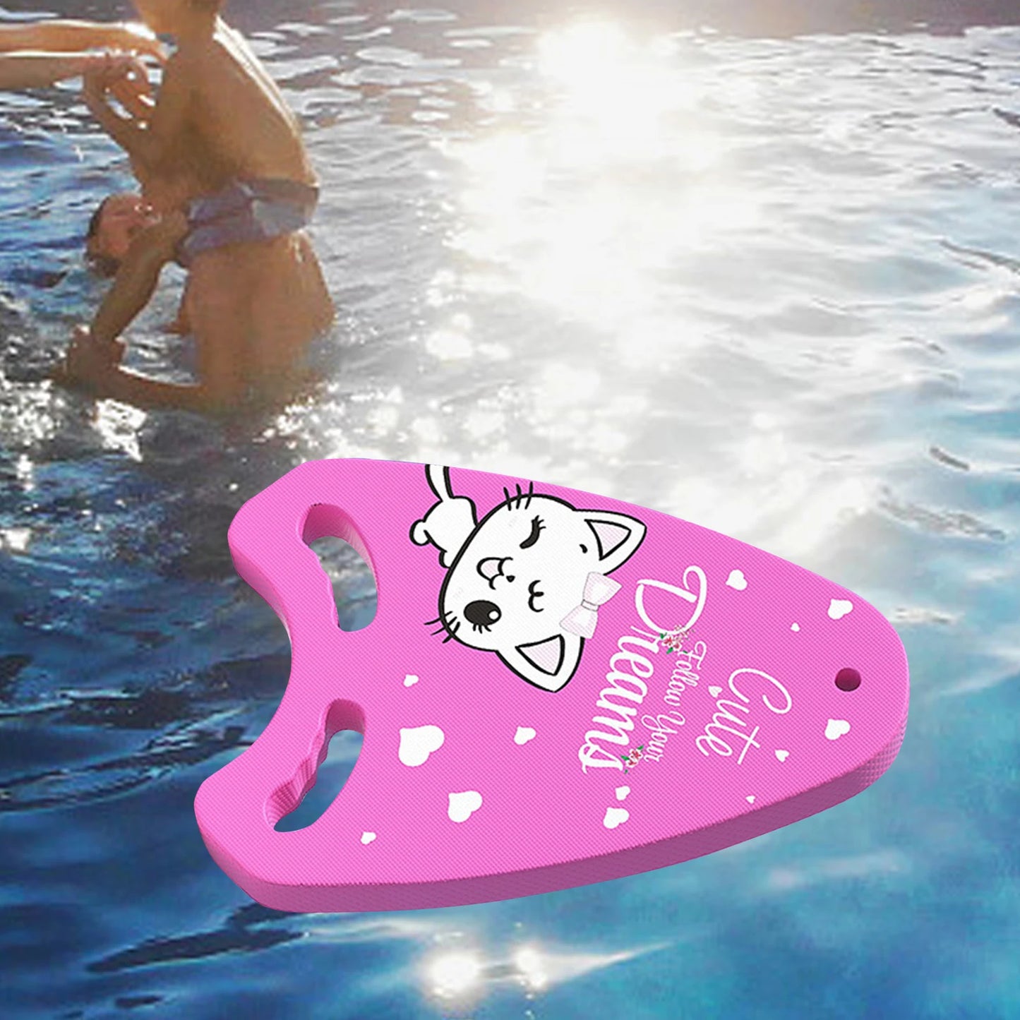 Swim Kickboard Swimming Training Aid Comfortable Beach Surfboard Lightweight Professional Floating Board for Advanced Swimmers