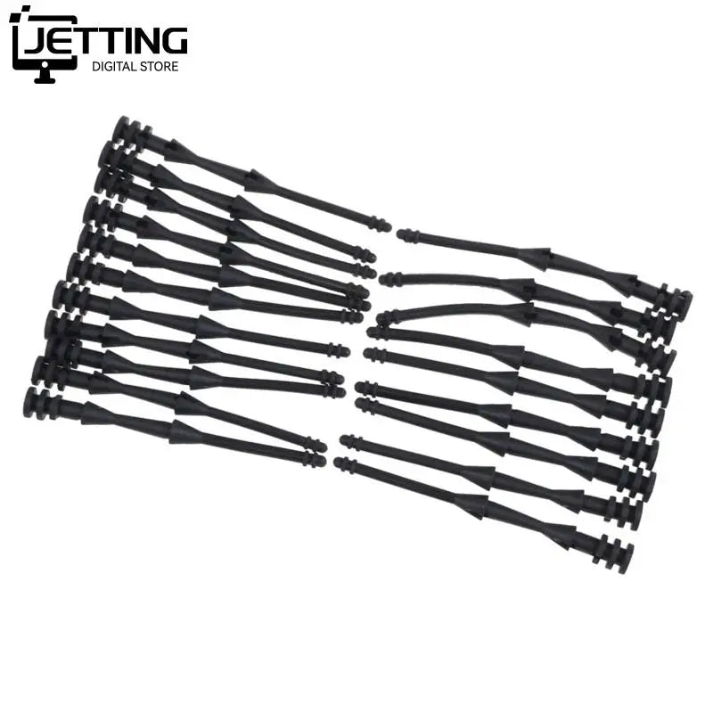 20 Pcs 65mm Screw Pin Rivet Rubber PC Fan Noise Absorbtion Fans Anti Vibration Mount Silicone Screws Noise Reduction Equipment