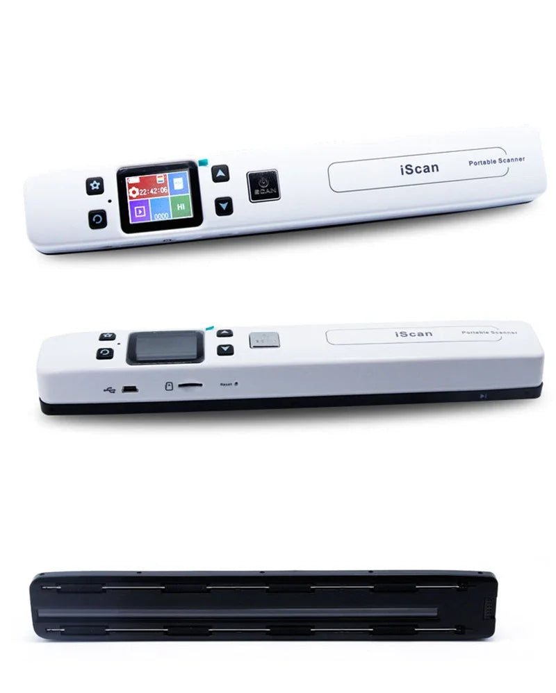 Portable iScan Wifi Scanner Handheld Zero Margin Scanner 1050DPI HD Scanner JPG/PDF for Business Reciepts Scan Document Images