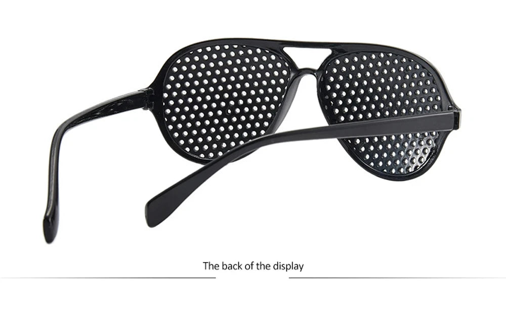 Vision Care Wearable Corrective Glasses Improver Stenopeic Pinhole Pin Hole Glasses Anti-fatigue Eye Protection Oculos De Grau