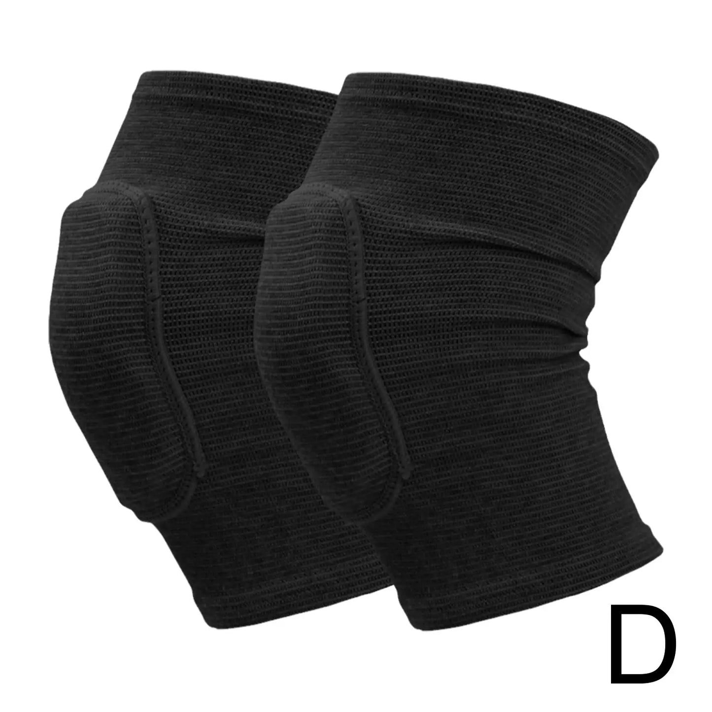 2pcs/set Sports Compression Knee Pads Elastic Knee Protector Thickened Sponge Knees Brace Support For Dancing Workout Training