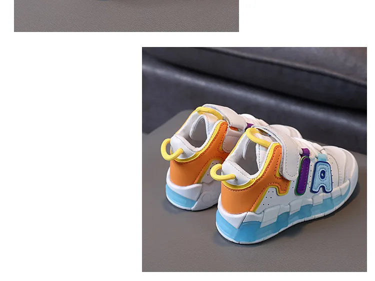 Spring Autumn Kids Shoes Toddler Girls Tenis Boys Sports Shoes for Children Pu Leather Flats Kids Sneakers Casual Shoes 21-30
