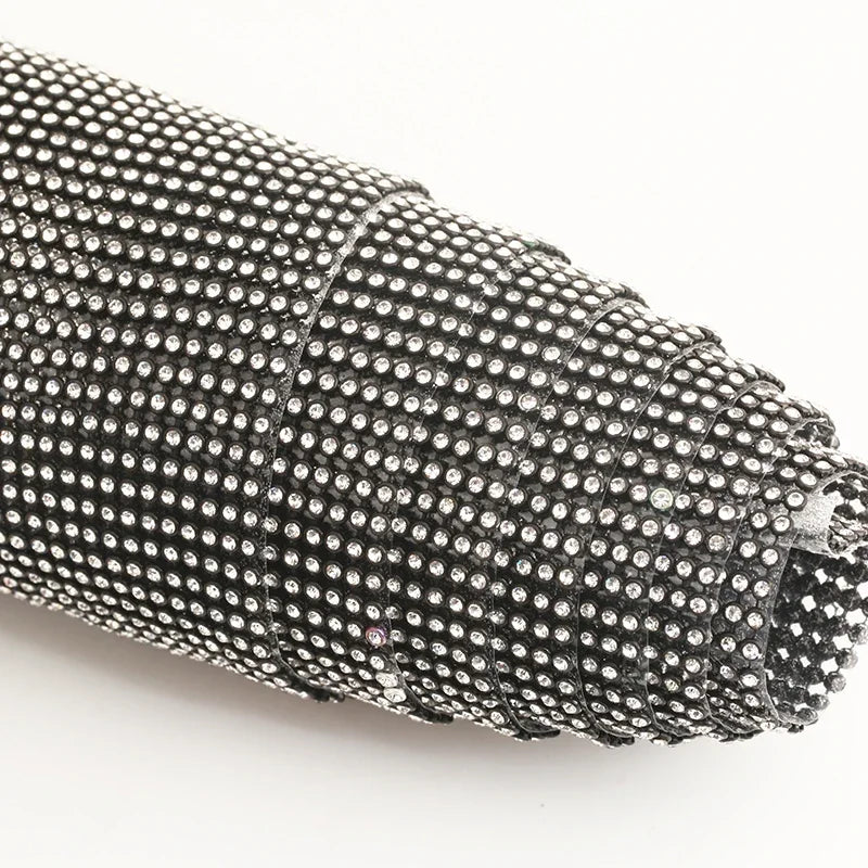 45x60cm Hotfix Gold/Sliver/Black Crystal AB Aluminum Rhinestone Sheet Glass Crystal Rhinestone Trim Iron on Garment Accessories