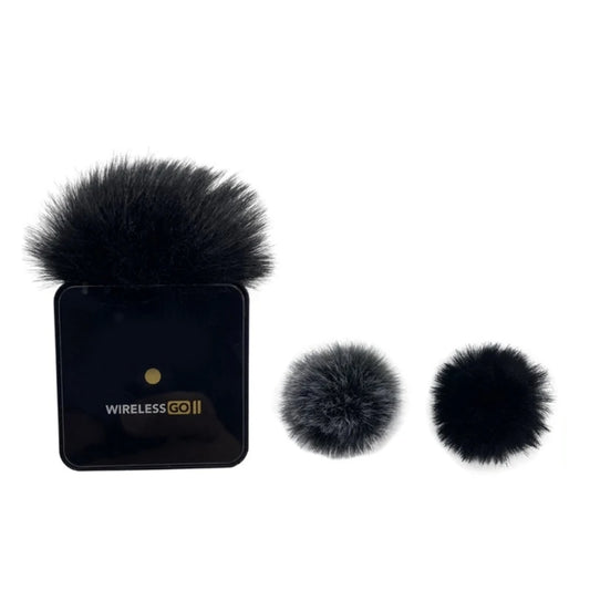 Outdoor Microphone Furry Windscreen Muff Microphone Furs Wind Cover for Rode Wireless Go II Microphone Repair Accessory