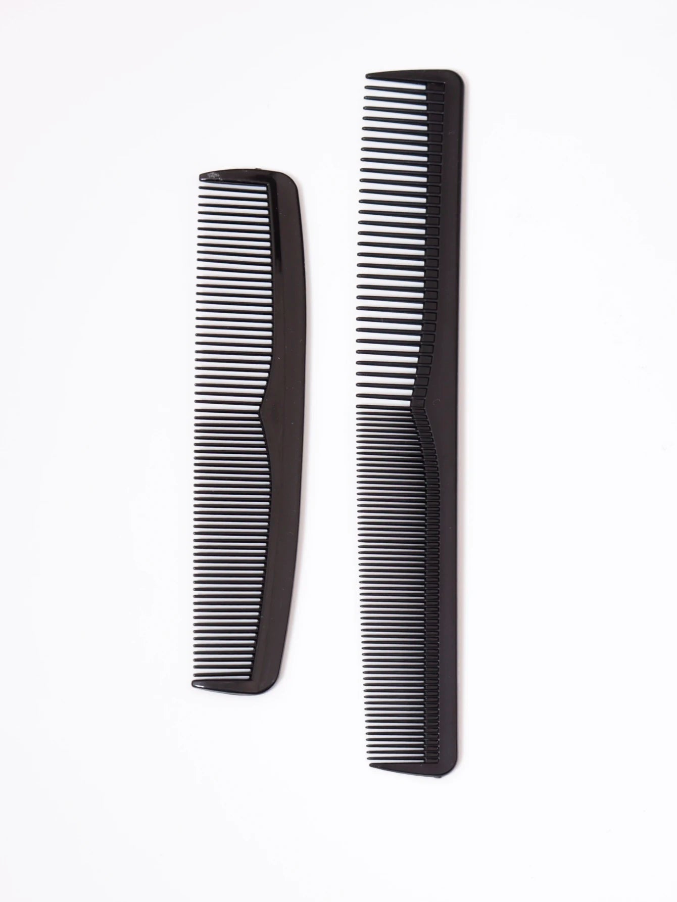 2pcs comb set, anti-static and heat-resistant comb, fine plastic comb for women and men's pockets,Special for real hair wigs