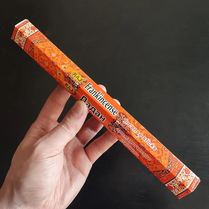 1 Box Natural Sandalwood Indian Incense Sticks 20sticks White Sage Jamine Scents for Home Fragrance Spa Meditaion Aromatherapy