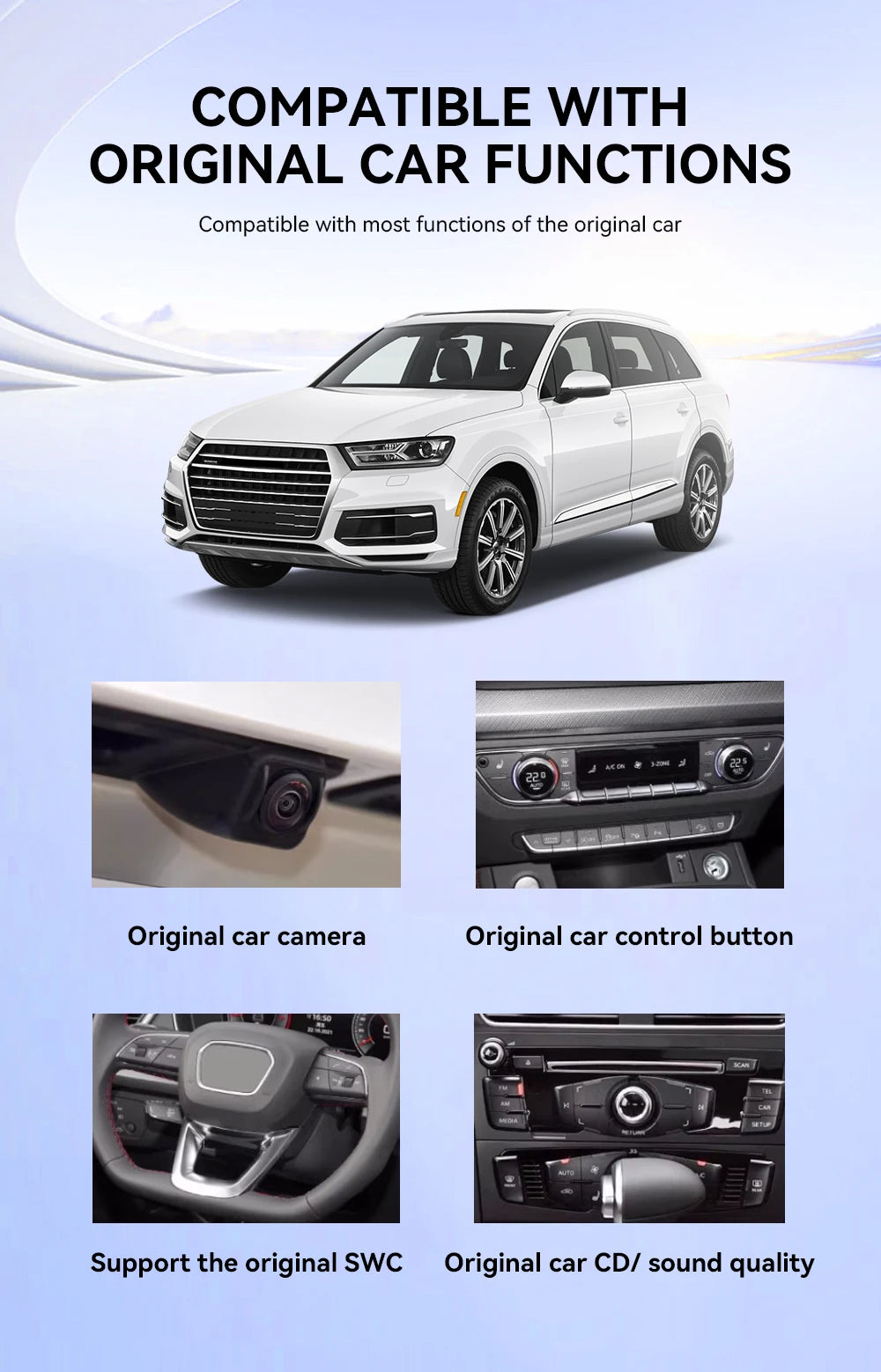ID8 Dual Screen Carplay Android 13 For BMW X5 F15 X6 F16 X5M X6M 2014-2019 Car Multimedia Player GPS Navigation Head Unit Media