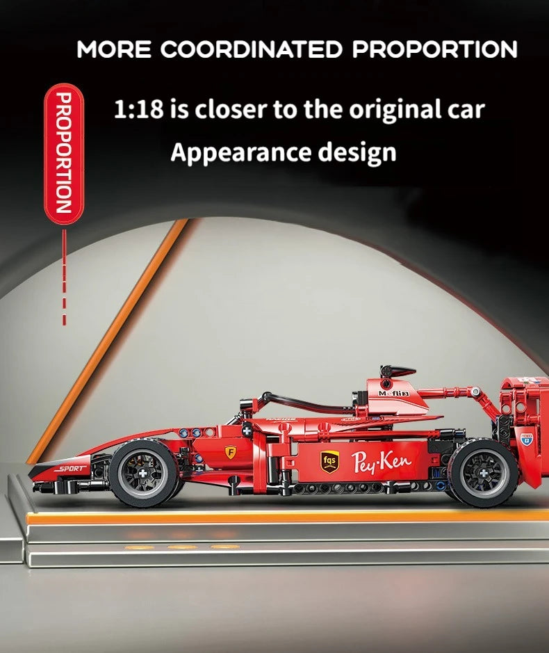 1642PCS Technical F1 W14 E Performance Speed Car Building Blocks Brick Compatible 42171 Vehicle Model DIY Toys Gift Children Kid