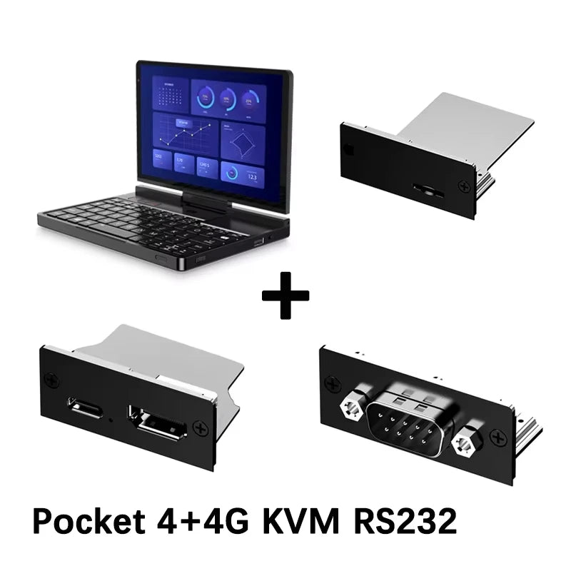 GPD Pocket 4 Mini Laptop 8.8-inch AMD AI 9 HX 370 64GB RAM Portable Mini PC 2TB NVMe flipped 180° business Laptop Computer