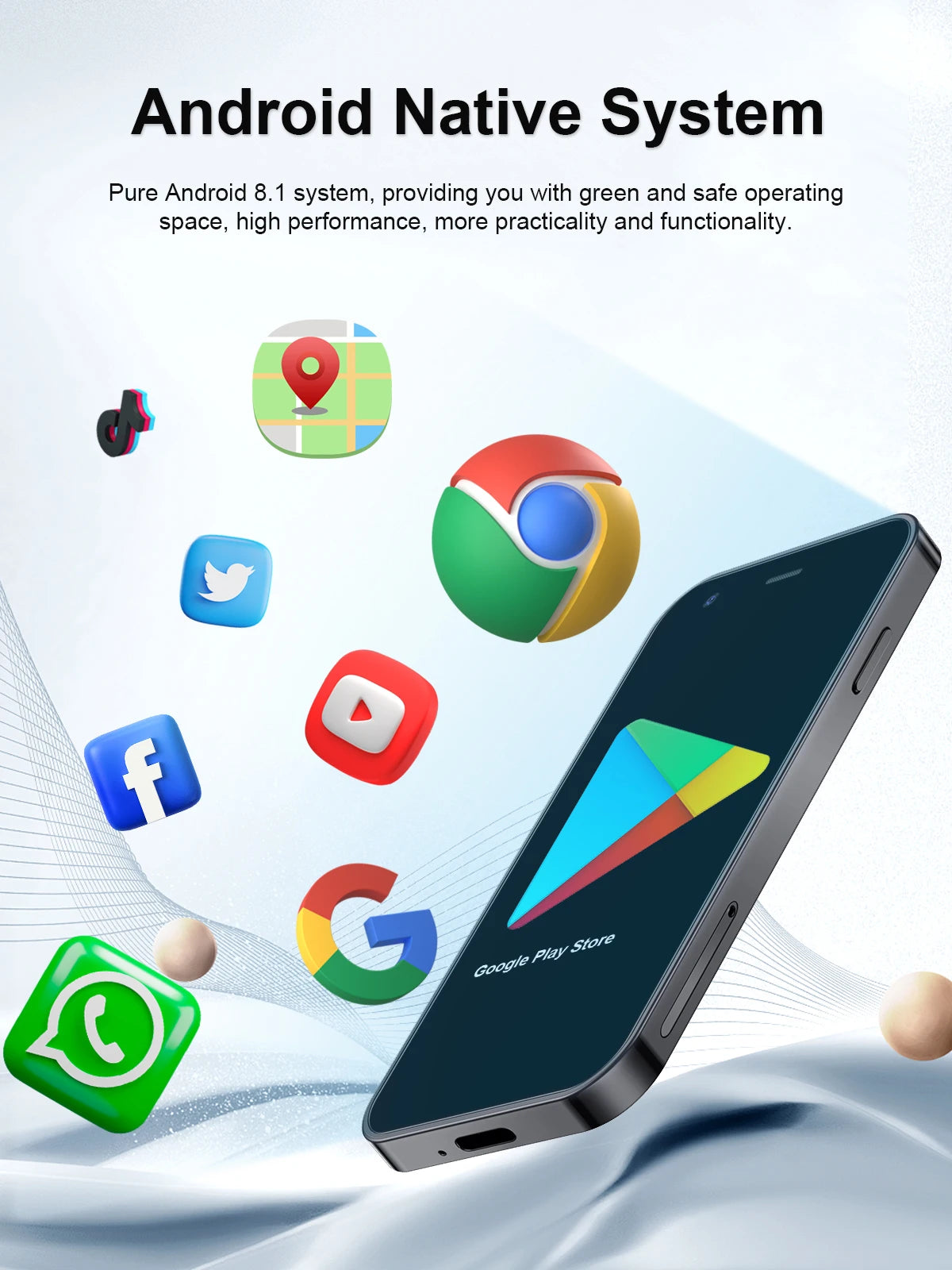 SERVO P60 PRO Mini Android Smartphone 3.0" Display Google Play 2GB+16GB WIFI Hotspot GPS Small Pocket Mobile Phones Low Price