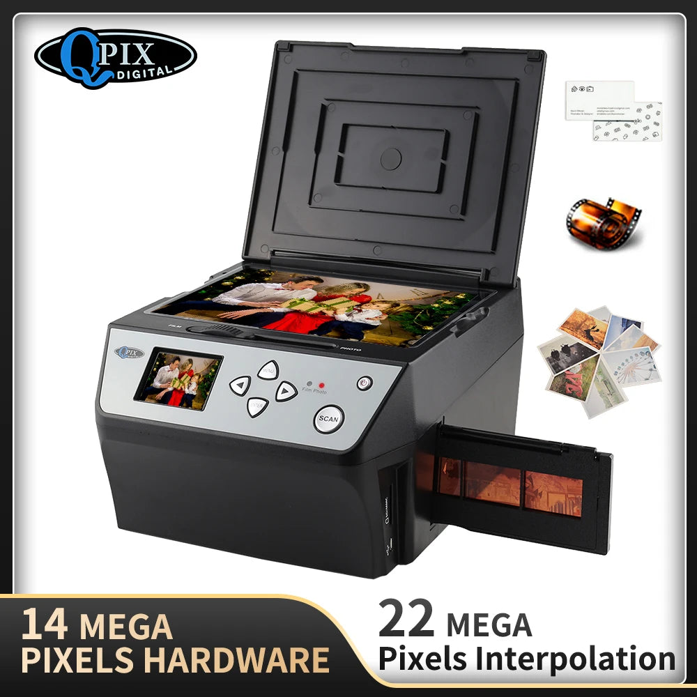 22 Mega Pixels 4 in 1 COMBO and Digital Film Scanner 135 Negative Converter Photo 35mm