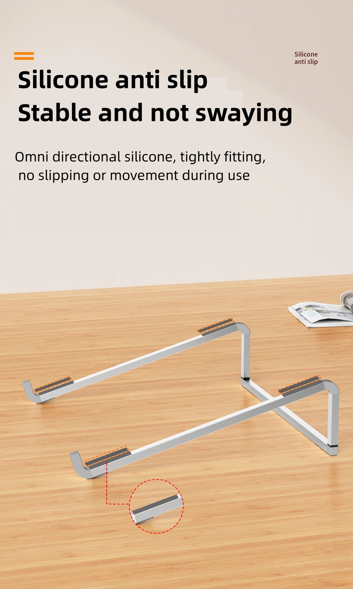 Laptop Stand For Macbook Folding Adjustable Aluminum Computer Pc Tablet Stand Notebook Tablelaptop Holder Heat Dissipation