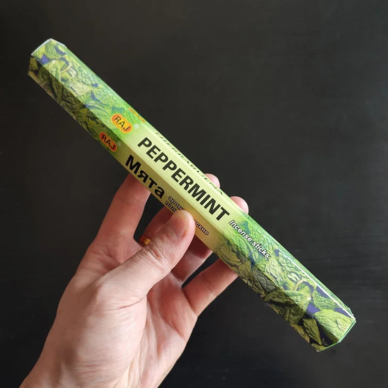 YXYMCF India Sandalwood Incense Sticks Meditation Lavender Sage Palo Santo Tibetan Line Incense Aromatherapy Lasting Fragrance