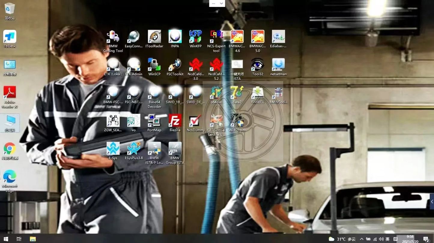 DELL E7450 Core i5 8GB RAM HDD/SSD Diagnostic Rugged Laptop for Mb Star C4/C5/C6 or ICOM NEXT/A2/A3 and 5054 Diagnostic Tool