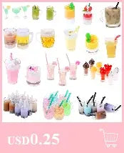 10pcs/Lot 1/12 Mini Tableware 1:12 Dollhouse Miniature Figure Fork Pot Kitchen Set Food Toys Accessories Dolls Pretend Play Toys