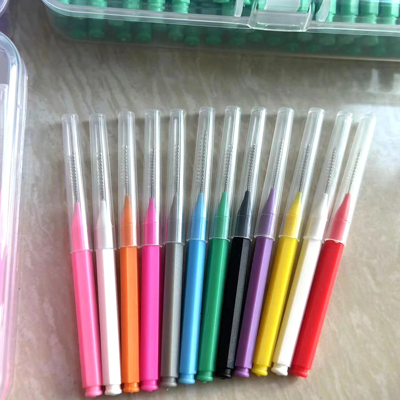 100Pcs/box Interdental Brushes Health Care Tooth Escova Interdental Cleaners Orthodontic Dental Teeth Brush Oral Hygiene Tool