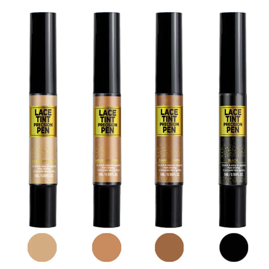 Tinted Lace Precison Parting Pen Wig Lace Tint with Brush Applicatior, Easy to use, Long Lasting Formula, Blends Natural