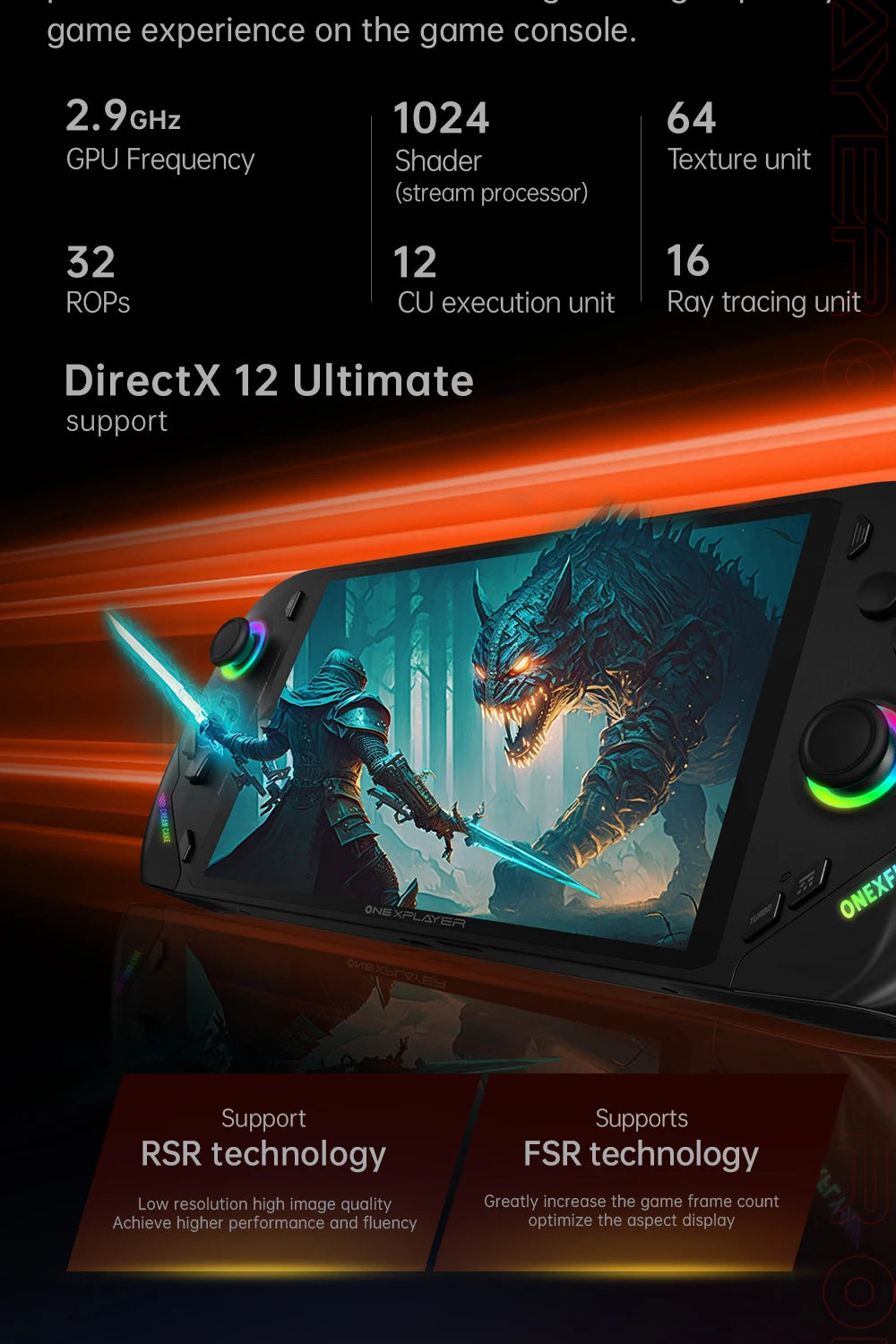 OneXPlayer OneXFly F1 Pro AMD AI 9 HX 365 370 OLED 144Hz Screen Gaming Handheld Console 3A Gamepad 7” PC Game Computer Laptop