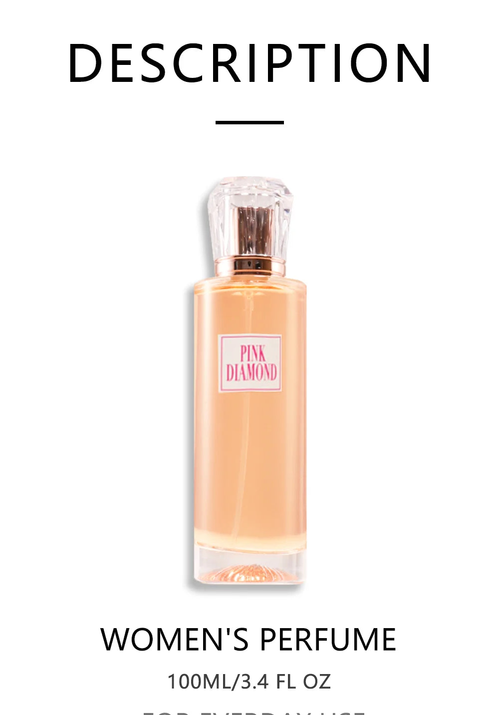 Eau de Parfum Spray and Body Lotion Gift Set Women's Fragrance Sets 3.4fl.oz EDP Spray and  2.8fl.oz Body Lotion PINK DIAMOND 2