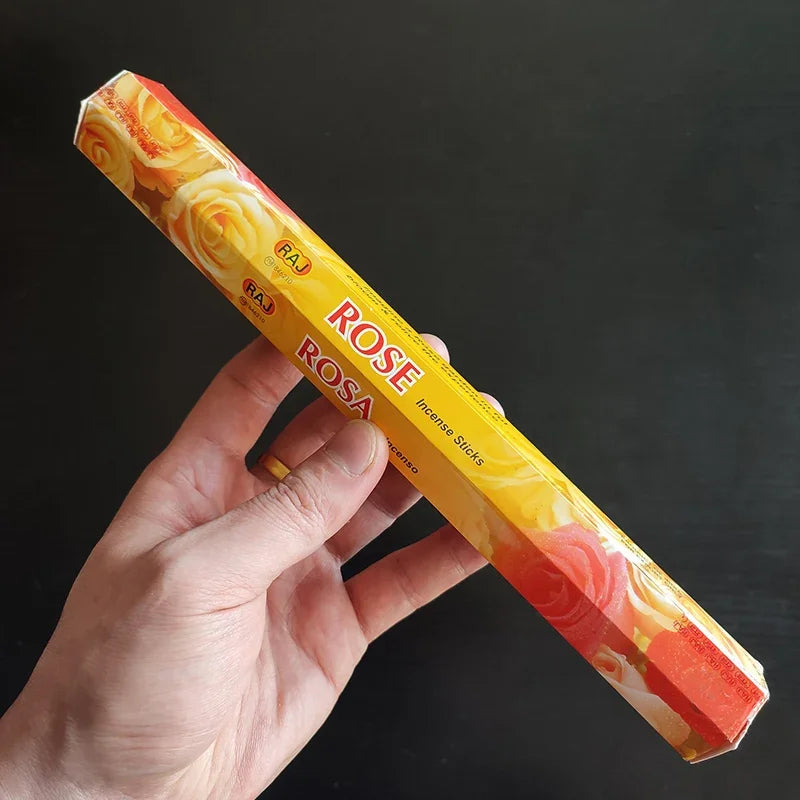 1 Box Natural Sandalwood Indian Incense Sticks 20sticks White Sage Jamine Scents for Home Fragrance Spa Meditaion Aromatherapy