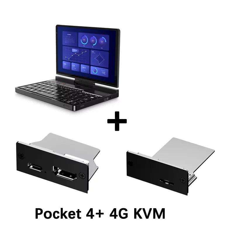 New 2025 version In stock! Original GPD Pocket 4 8.8-inch AMD AI 9 HX 370 64GB RAM 2TB NVMe Mini Laptop Computer for business