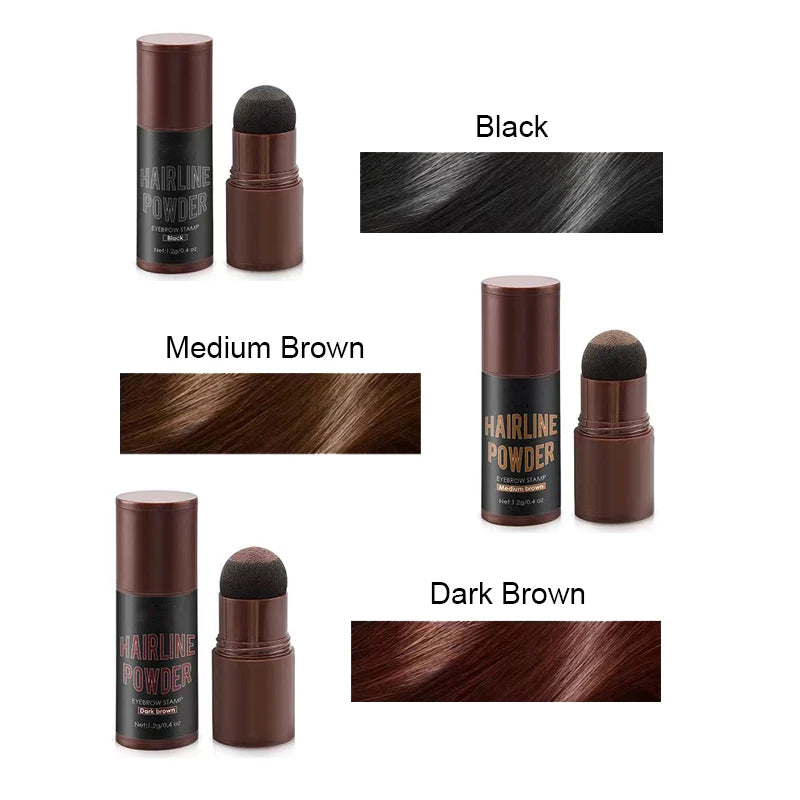 Yajukai 1 Pcs Hairline Shadow Powder Waterproof Hairline Powder Lasting Hair Root Cover Up Suitable For Different Hair Colors