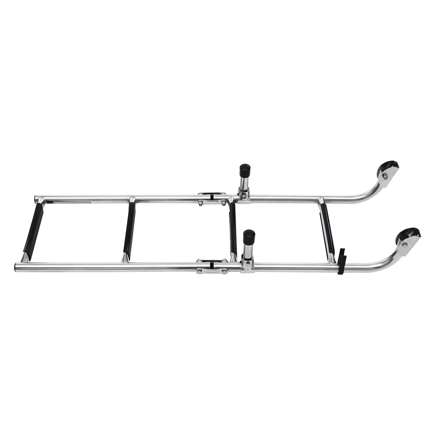 4 Steps Marine Deck Ladder Stainless Steel Telescoping Folding Marine Boat Drop Ladders